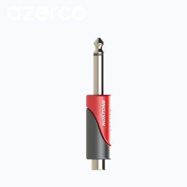 куплю гантели бу: RoxTone markalı, qırmızı və boz rəngli, 6.3 mm-lik mono audio adapter