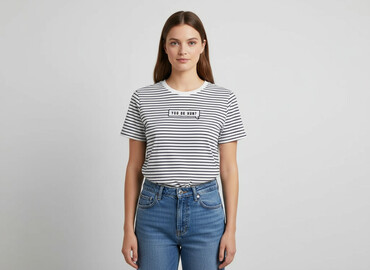 koszulki z długim rękawem damskie hugo: New Look, T-shirt damski, rozmiar M