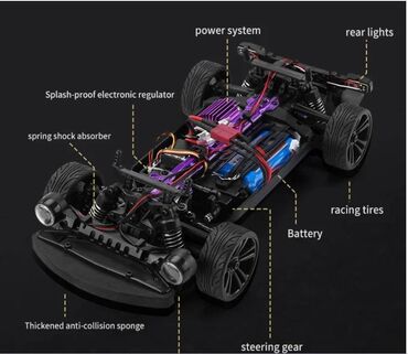 Oyuncaqlar: JJRC Q117 Rc drift car.4 WD. Cox guclu motora sahibdir.Rc.baki — 12