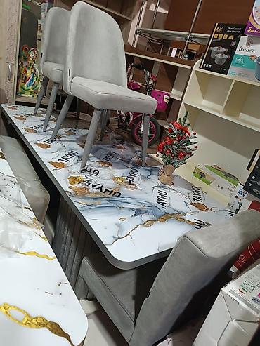 Masa və oturacaq dəstləri: Masa dəsti və tək oturacaqlar — 6