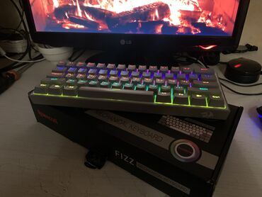 hyperx клавиатура: Клавиатура, Механикалык, Зымдуу туташтыруу, Өлчөмү: 60%