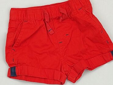 spodenki czerwone: Shorts, Fox&Bunny, 6-9 months, condition - Perfect