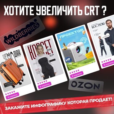 заказ портер бишкек: Карточки товаров для маркетплейсов! Инфографика для товаров -