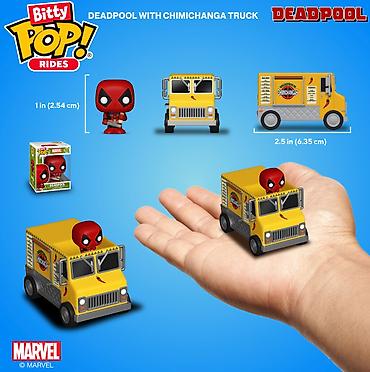 Oyuncaqlar: Funko Bitty Pop! Rides – Deadpool’s Chimichanga Truck + Bitty Pop! — 2