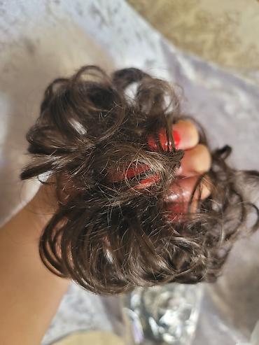 Məhsul: Saç toppəri / saç topuzu üçün elastik əlavə Təsvir: - Qıvrım
