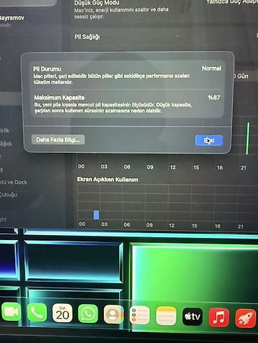macbook 2015: Apple MacBook Pro 16" 512 gb 16 gb ram– Gümüş Heç bir problemi — 2