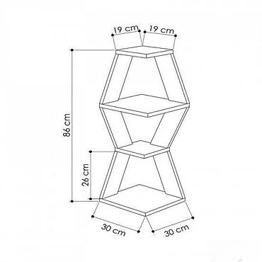 ormari jysk: Polica 18 📌 Materijal i dimenzije: Izrađena od univera debljine 18mm — 3