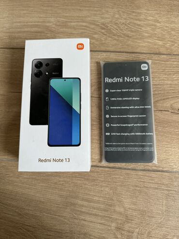 телефон редии: Redmi, Redmi 13, Колдонулган, 256 ГБ, түсү - Кара, 2 SIM