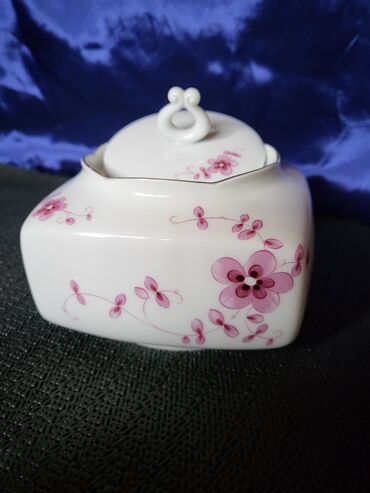 Ostalo posuđe: Secernica nova veca Lichte porcelan 70te.Nemacka. Nova secernica iz — 4