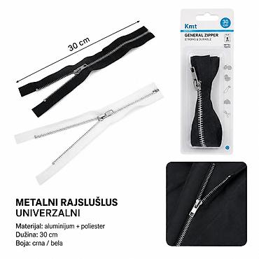 KMT metalni rajsferšlus – crni/beli, univerzalni Opis: - Univerzalni na lalafo.rs KMT metalni rajsferšlus – crni/beli, univerzalni Opis: - Univerzalni