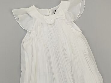 biala długa sukienka: Dress, 2-3 years, 92-98 cm, condition - Very good