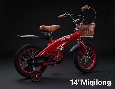 velosipet 28: Uşaq velosipedi – Miqilong 14" - Təkər ölçüsü: 14 düym – 3–6 — 2