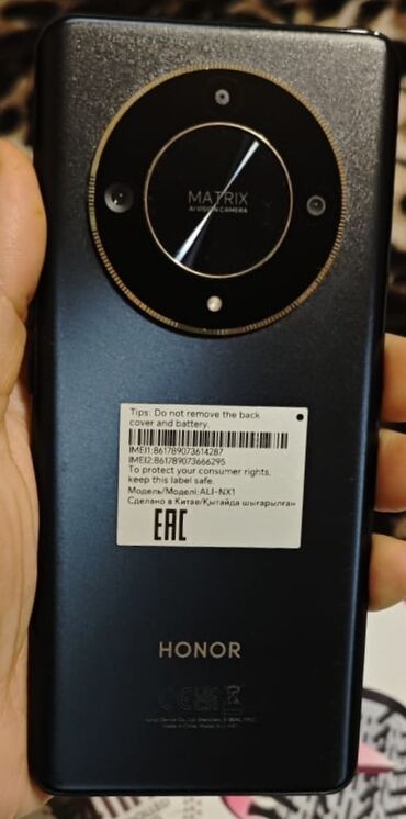 Honor: Honor X9b, 256 GB, rəng - Qara, Barmaq izi, Face ID