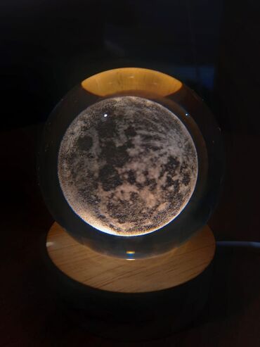 Другой домашний декор: Шар светильник луна 🌙. Размер 6 см