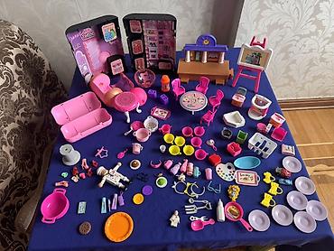 Игрушки: Uşaq üçün böyük kolleksiya – miniatür oyuncaq aksesuarları və mebel — 7