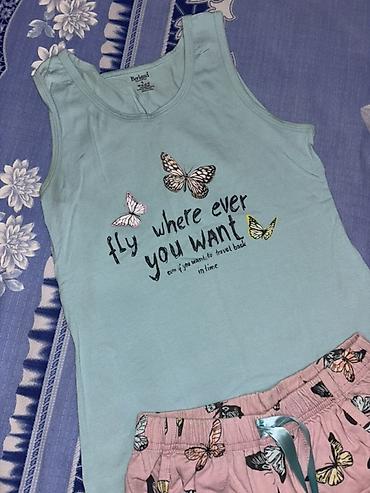 ev desti: Qadınlar üçün iki hissəli ev geyimi/pijama dəsti - S ölçü Türkiyə — 2