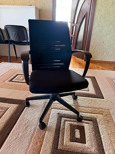 Ofis mebeli: Yeni, Təkərli, Qolları tənzimlənmir, Parça — 5
