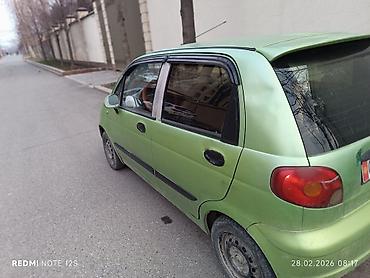 бир: Daewoo Matiz: 2002 г., 0.8 л, Кол менен иштөөчү, Бензин, Кроссовер — 7