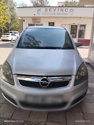 opel masini: Opel Zafira (gümüş rəng) – 7 yerlik ailə miniveni ​🚨 TƏCİLİ SATILIR! / — 1