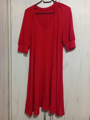 top coat cena: 2XL (EU 44), Cotton, color - Red