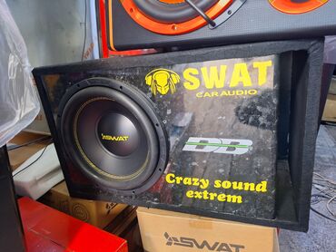 Сабвуферы для авто: Сабвуфер swat 1200watt с оригинальным моно блок усилителем swatt