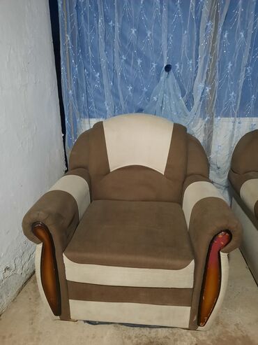 прихожая мебель бишкек: Набор мягкой мебели: диван + два кресла - Комплектация: трехместный