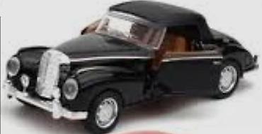 oyuncaq 2107: Klassik üslubda qara kabriolet oyuncaq avtomobil modeli - Retro — 1