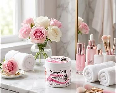 latex helanke: Donkey Milk Whitening Cream – krema za lice i telo sa mlekom magarice — 3