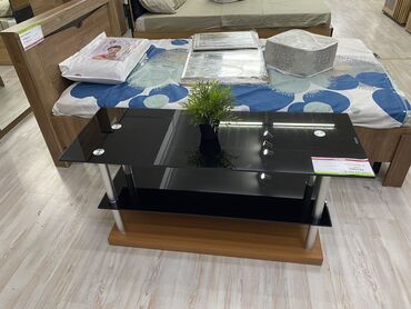 мебельная стенка: Стол, цвет - Черный, Новый