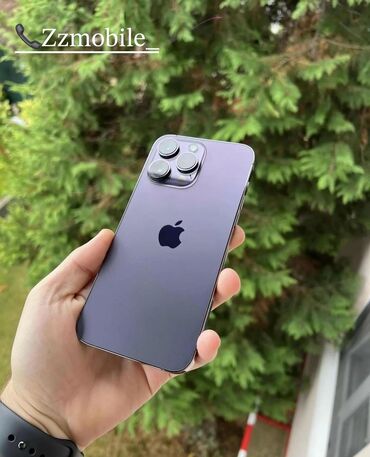 iphone 11 pro max irshad: IPhone 14 Pro Max, 256 GB, Deep Purple, Zəmanət, Face ID, Sənədlərlə