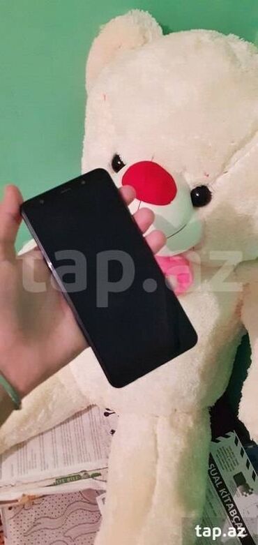 xiaomi note 9 s: Samsung Galaxy A7 2018, 128 GB, rəng - Qara, Barmaq izi, İki sim kartlı, Face ID