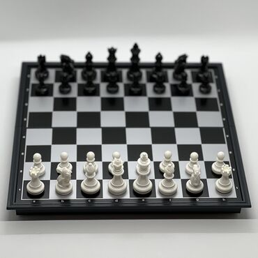 Шахматы: Шахматы магнитные. Магнитный классический шахматный набор среднего — 6