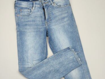 spodnie jeansy jasne: Spodnie jeansowe, 13 lat, 152/158, stan - Dobry