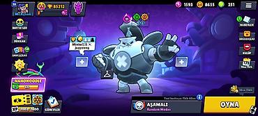 Brawl Stars oyun hesabı – yüksək inkişaf etmiş profil 2019 - Kupa