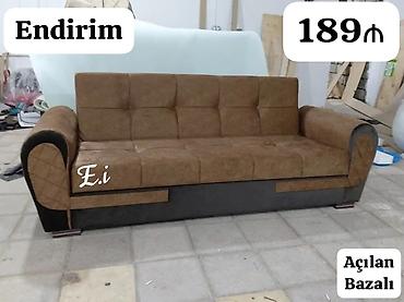 Endirimli açılan bazalı divan – 189₼ - Funksional dizayn: oturacaq