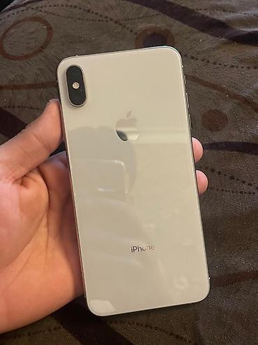 iphone x almaq: IPhone Xs Max, 64 GB, Gümüşü — 1