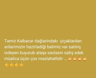 Süd məhsulları və yumurtalar: Təmiz Kəlbəcər dağlarındakı çiçəklərdən arılarımızın hazırladığı