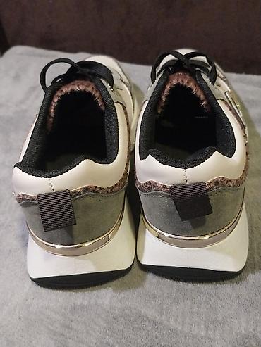 Women's Sneakers and athletic shoes: Ženske patike – modni chunky model - Dizajn: kombinacija bež/ekru sa — 8