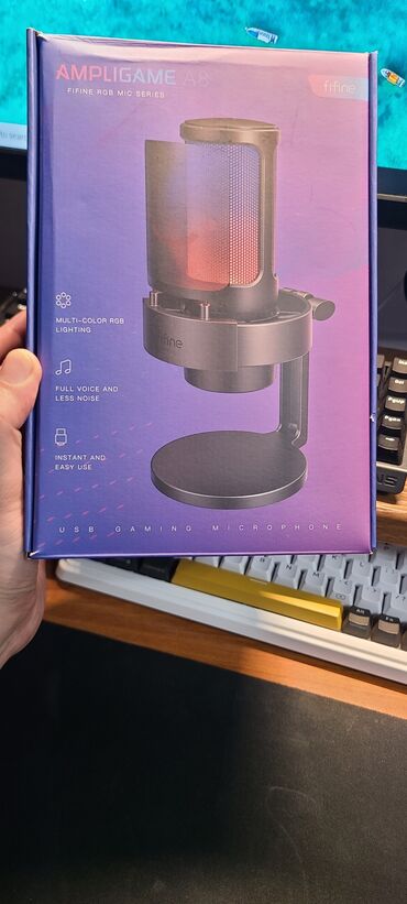 bluetooth адаптер для пк бишкек: 🎤 Fifine AmpliGame A8 — USB-конденсаторный микрофон с RGB-подсветкой и