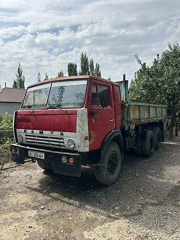 КАМАЗ 55102 самосвал, 6x4 - Кузов-самосвал с высокими бортами, задняя — 1