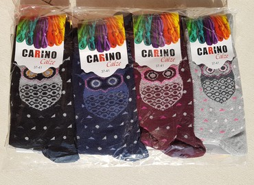 Čarape: Ženske čarape 100% pamuk vel. 37-41. Proizvedene u Srbiji.Samo na — 4