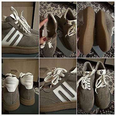 Ботинки и ботильоны: Новые Замшевые Деми ботинки в 39 размере на замке и шнурках — 1