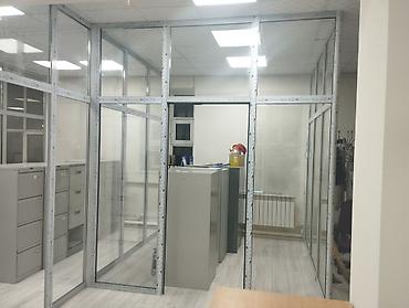 Перегородки на заказ: На заказ Каркасная перегородка, Для офиса, Монтаж, Демонтаж, Бесплатный замер — 13