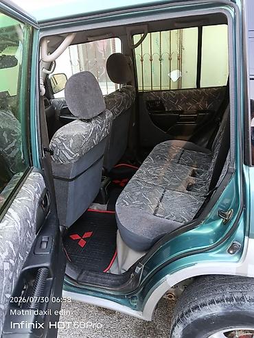 1.9 dizel motor: Mitsubishi Pajero Mini: 1.8 l | 2026 il 374384 km Ofrouder/SUV — 3
