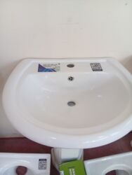 Çanaqlar, tülpanlar: Ayaqüstü lavabolar – keramika, klassik ağ rəng Məhsulun — 6