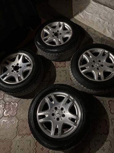 шины 235 60 r16: Колеса в сборе 215 / 60 / R 16, Зима, Б/у, Комплект, Легковые, Литые, отверстий - 5