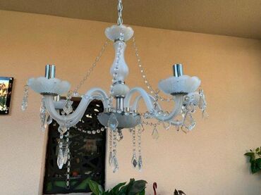 RS - Antique Chandeliers: Stilski kristalni luster - POVOLJNO - MOGUĆ PREVOZ Stanje kao na — 3