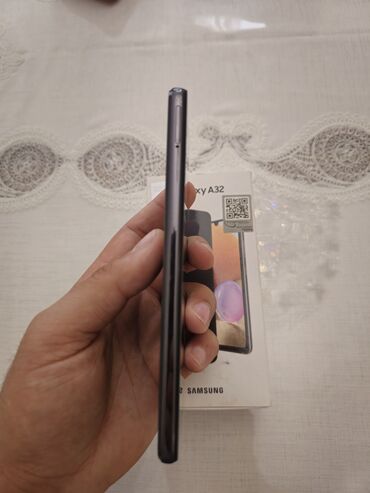 samsunq 23: Samsung Galaxy A32, 64 GB, rəng - Qara, Sensor, Barmaq izi, İki sim kartlı