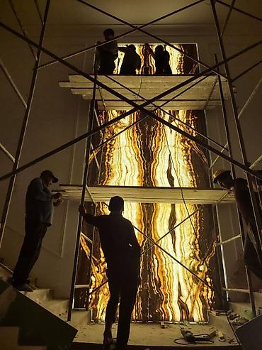 Другое освещение: Оникс и мрамор толькко у нас самые опытные мастера своего дела отделка — 8