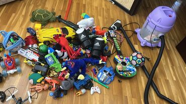 Oyuncaqlar: Uşaq oyuncaqları və oyun çadırı – böyük qarışıq dəst icinde — 10